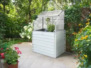 Balkongewächshaus NOVOLI 120 cm 62 cm Cremeweiß_1003882