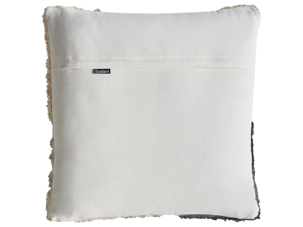 Dekokissen 3er Set ALSTONIA 30 x 50 cm 45 x 45 cm Baumwolle Schwarz Abstraktes Muster_1040051