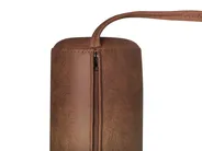 Chaiselongue MALMOS Kunstleinen Kunstleder Braun_931174