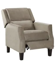 Fernsehsessel EGERSUND Samtstoff Taupe_794322