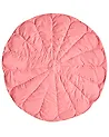 Krabbelmatte ELIZJUM 110 x 110 cm Baumwolle Korallenrot