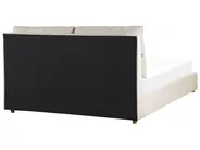 Postelja s prostorom za shranjevanje BATILLY Žamet Svetlo bež 160 x 200 cm_830109