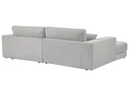 Corner Sofa 3 Seater LOFOTEN Fabric Light Grey Right Hand_900448