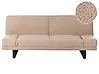 Schlafsofa 2-Sitzer YORK Bouclé Beige