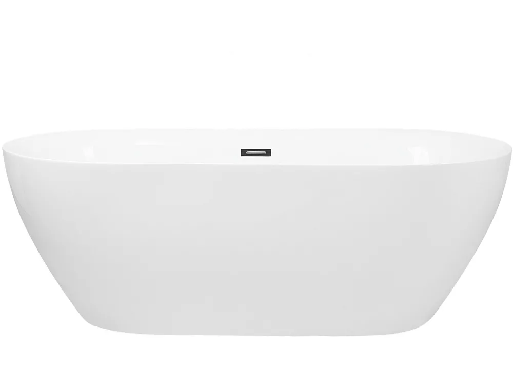 Freistehende Badewanne CARRERA 170 x 80 cm Weiß_763121