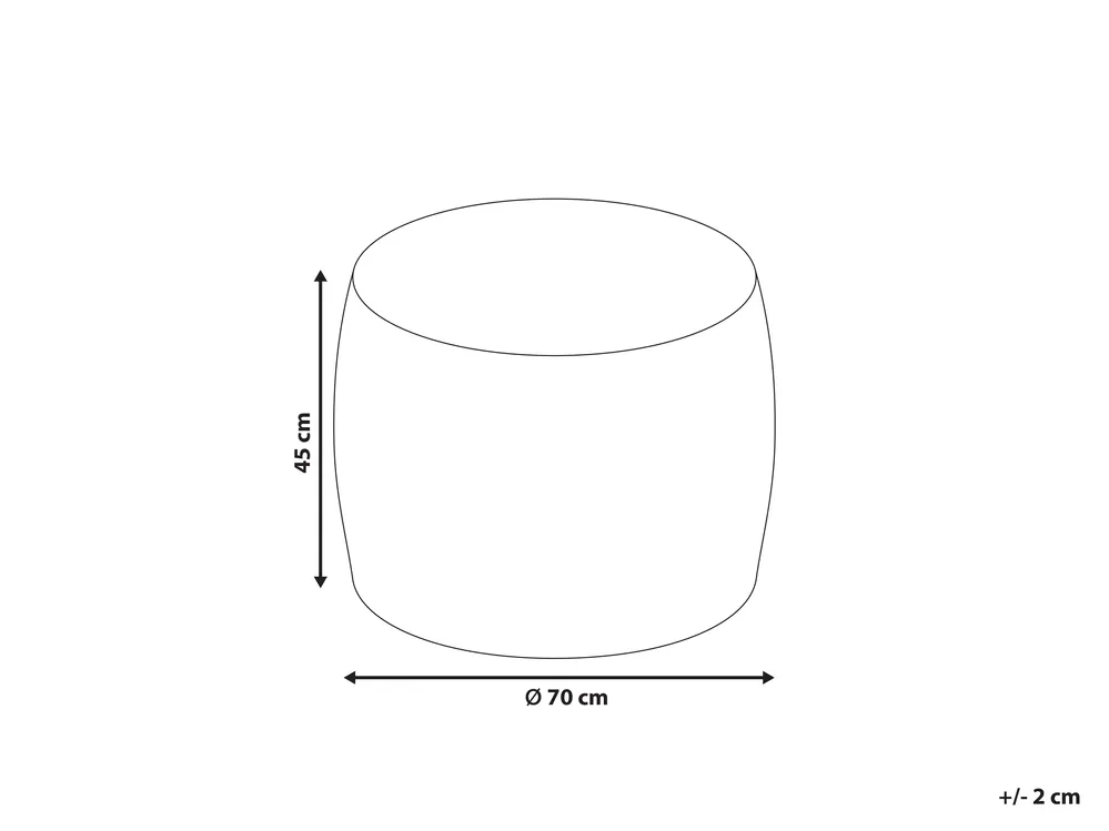 Pouf TUKKI Webpelz Hellbeige_1032474