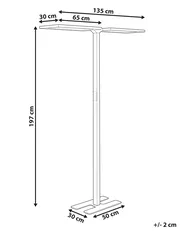 LED Floor Lamp SCULPTOR with Motion Sensor Metal Silver_868778