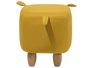 Animal Stool PIGGY Pig Fabric Yellow_710643