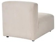 Modular Corner Sofa 3 Seater HEDE Fabric Light Beige Right Hand_1092112