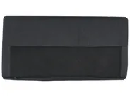 Ecksofa 2-Sitzer BREDA Stoff Schwarz rechtsseitig_946106