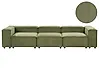 Modulsofa 3-Sitzer ARDAL Cord Grün