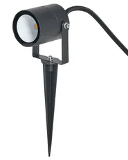 Outdoor Erdspießstrahler 2er Set EWES LED Schwarz_1103839