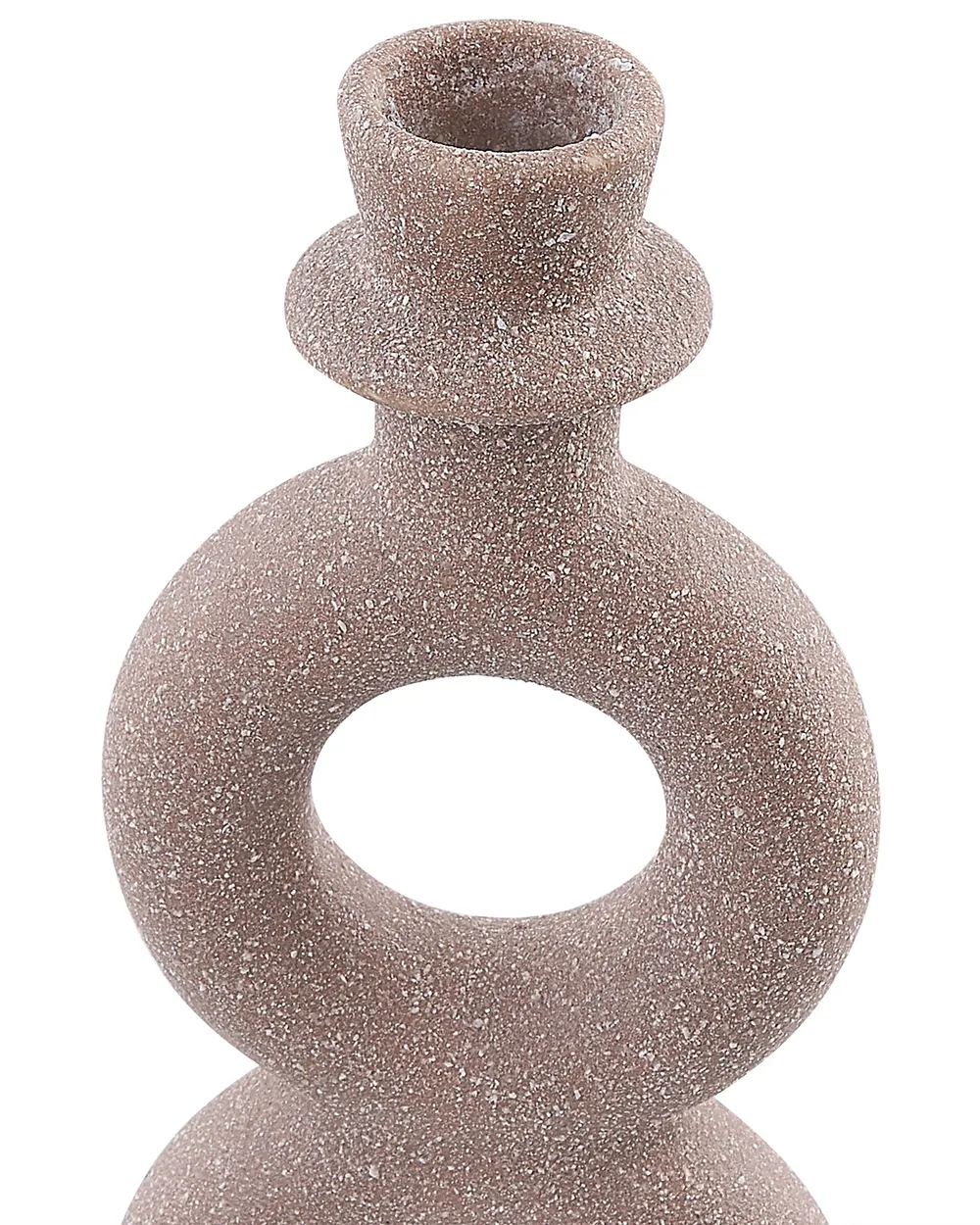 Kerzenständer NAOUSA 23 cm Keramik Beige_846176