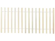 Bed Pine Wood GIVERNY 90 x 200 cm (EU Single) White_925054