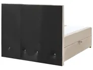 Kontinentalna postelja s prostorom za shranjevanje MAJOR Siva bež barva 120 x 200 cm_1028110