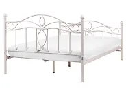 Bed Metaal ANTLIA 160 x 200 cm Lichtbeige_1165293