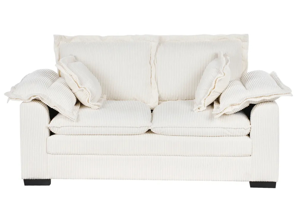 Sofa 2 Seater TIRRO Corduroy White_971158