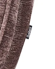 Fauteuil pivotant AREMARK Tissu chenille Marron foncé_1162097