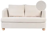 Sofa 2-Sitzer RATTVIK Bouclé Cremeweiß_1066657