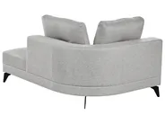 Chaiselongue YURI Kunstleinen Grau_1021599