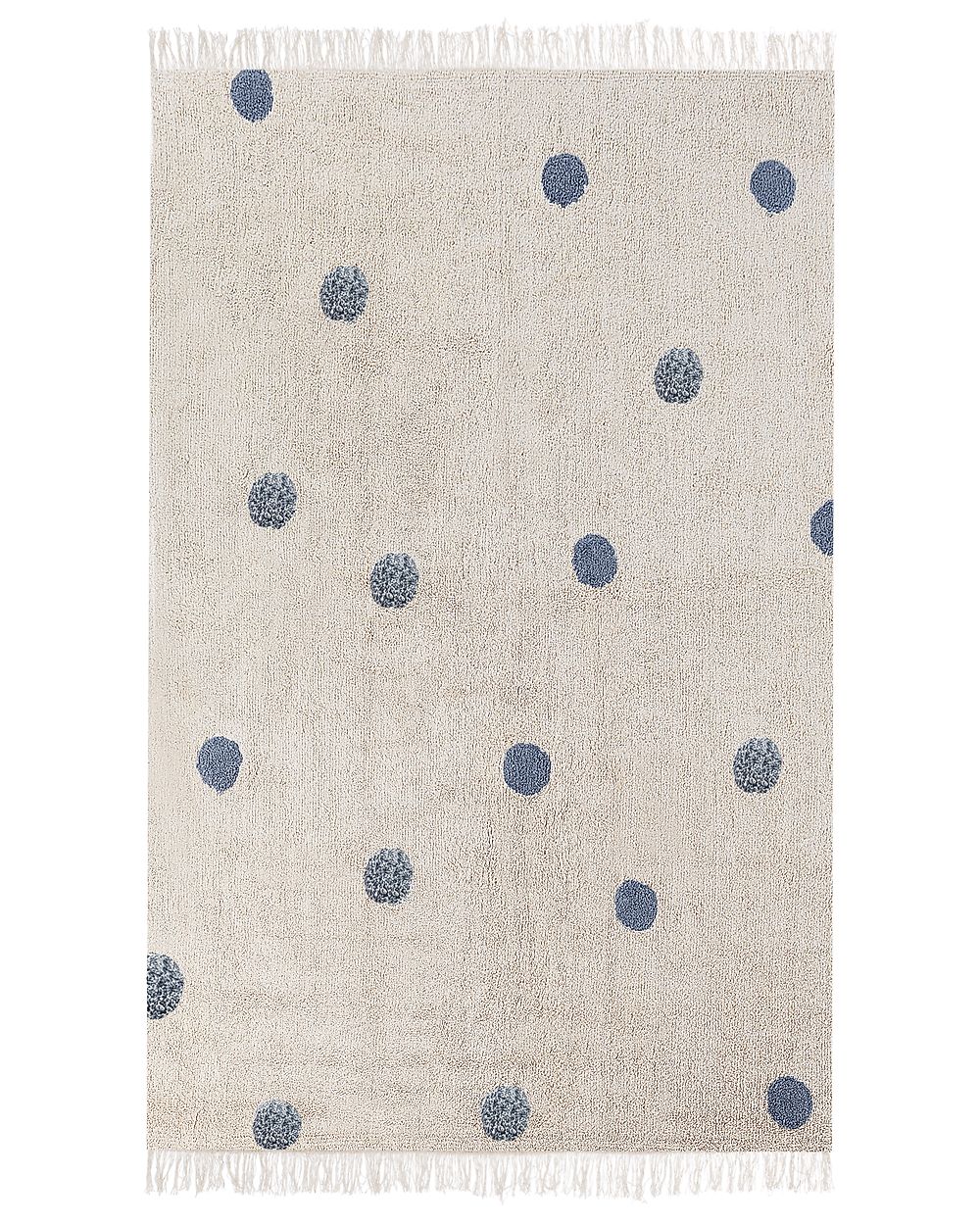 Kinderteppich DARDERE Blau 140 x 200 cm Baumwolle