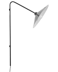 Wandlampe NENTON Metall Schwarz_1036563