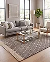 Teppich TELLIKAYA Grau 200 x 300 cm Jute