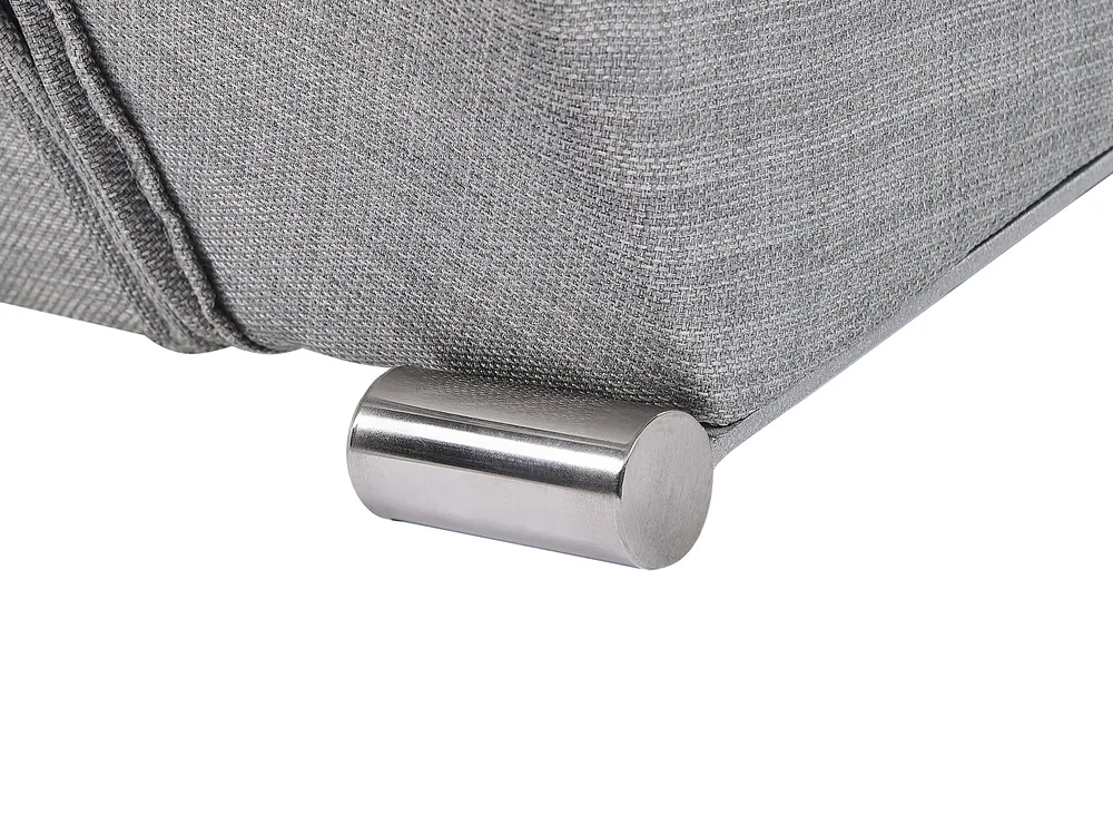 Waterbed Fabric LILLE 160 x 200 cm (EU King Size) Grey_813581