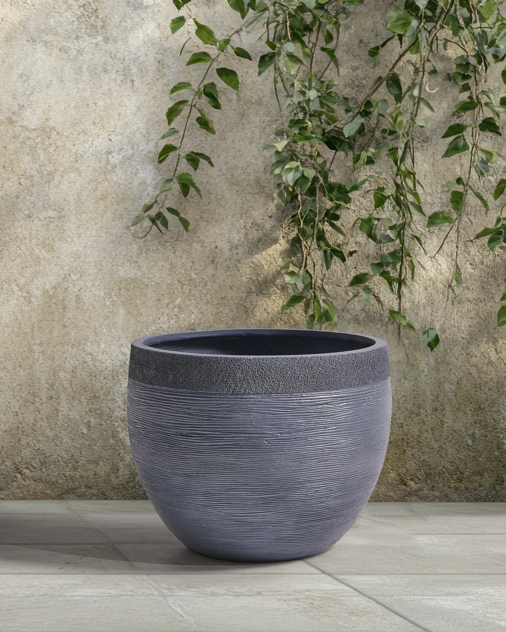 Blumenkübel ZAKROS 50 cm Grau_960508