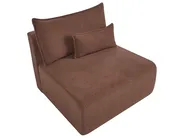 1-Seat Section NERBO Boucle Brown_1034285