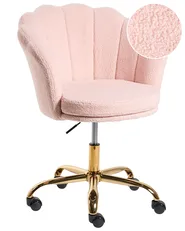 Desk Chair MONTICELLO Boucle Pastel Pink_1099023
