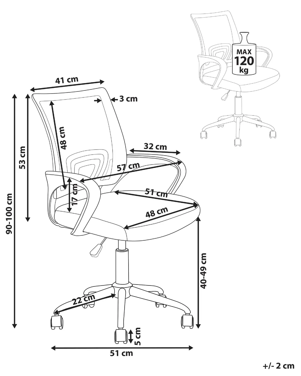 Bürostuhl SOLID Limettengrün_967159