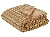 Tagesdecke RAKYA Webpelz 200 x 220 cm Hellbraun