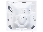 Outdoor Hot Tub with LED OZOGOCHE Grey_1081881
