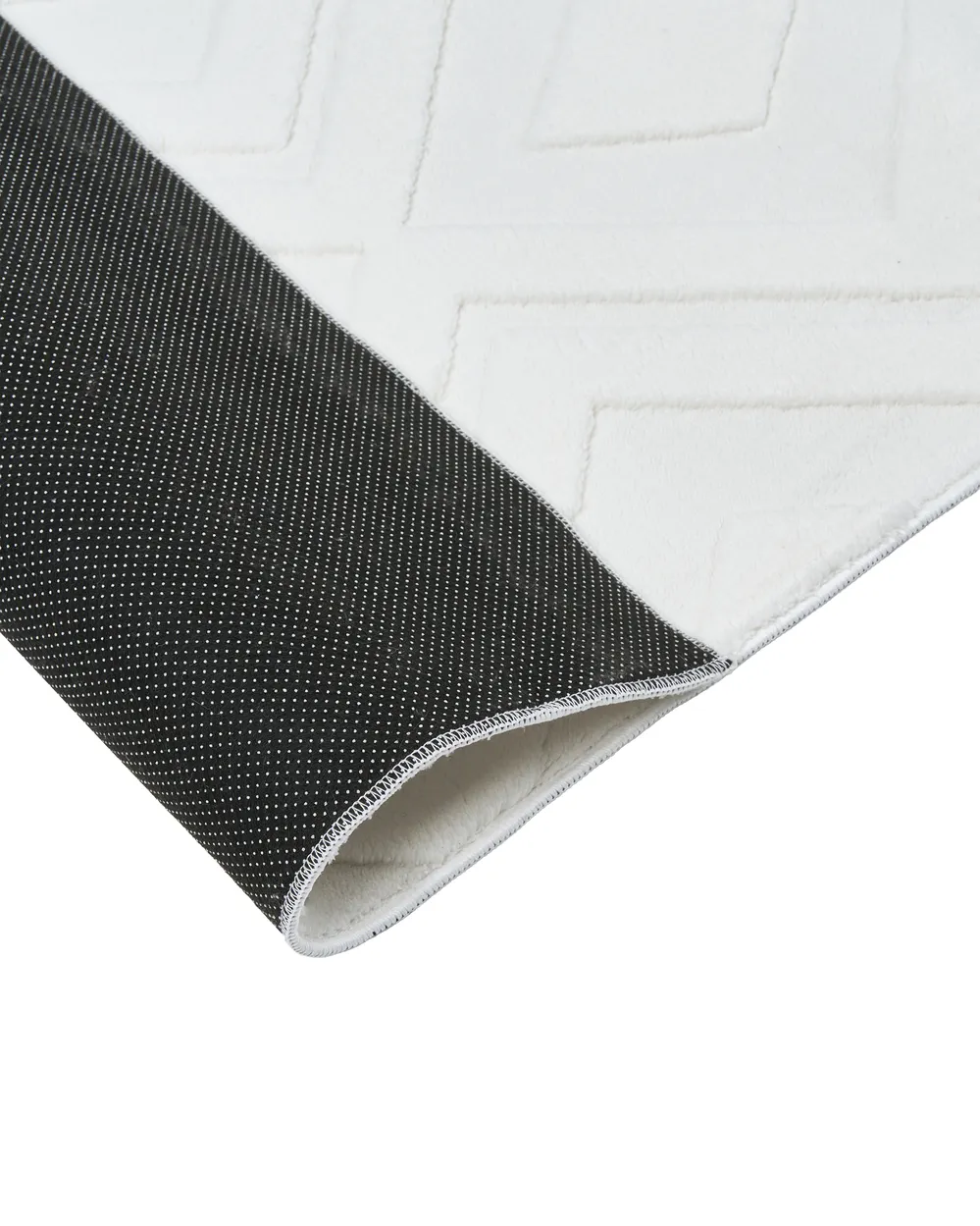 Teppich KEVIREL Cremeweiß 80 x 300 cm_1124603