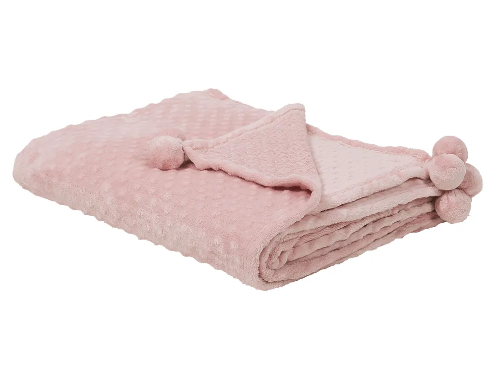 Kuscheldecke SAMUR 150 x 200 cm Rosa