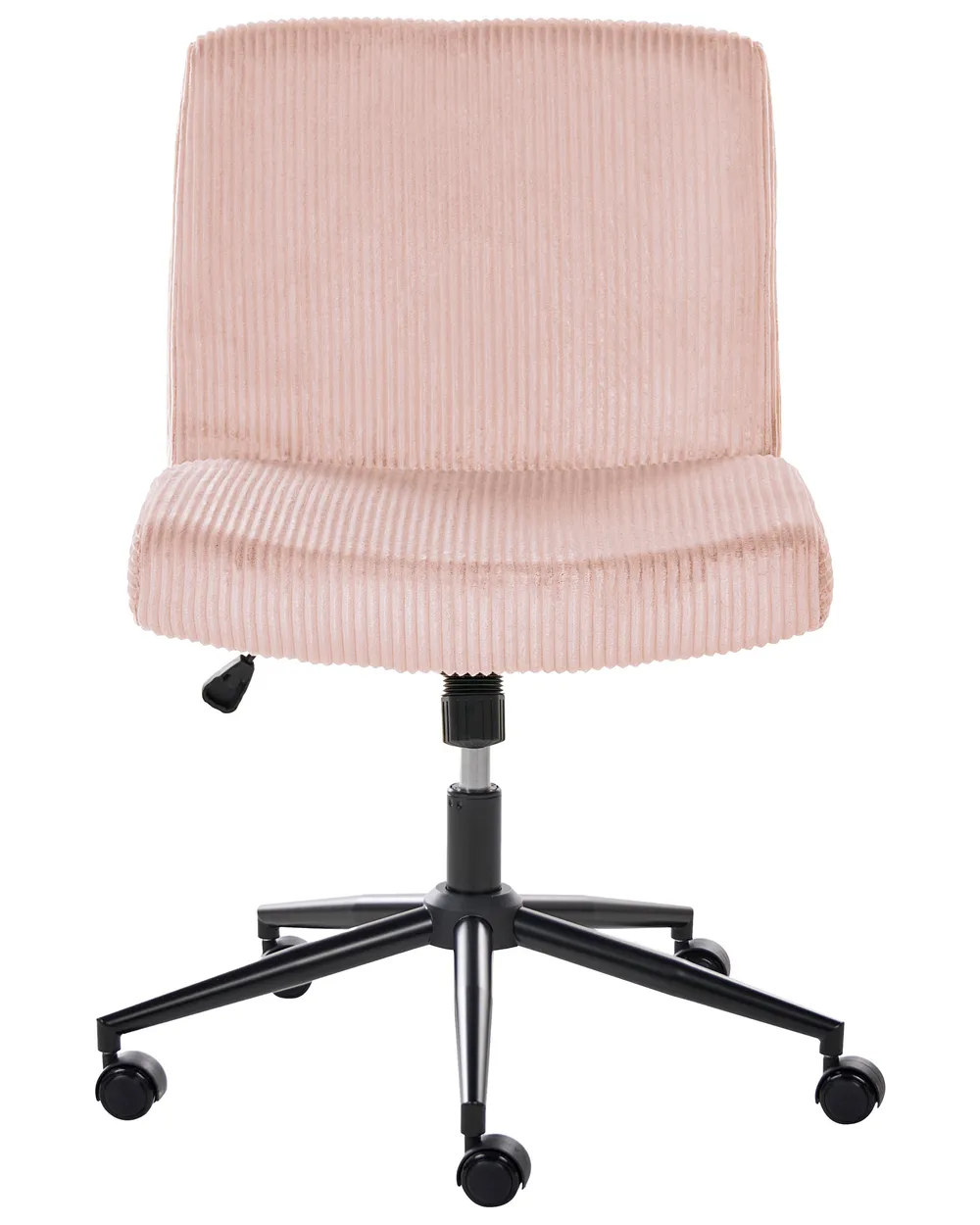 Desk Chair GEDDES Corduroy Pastel Pink_1077028
