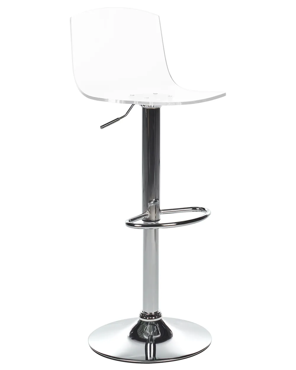 Set mit 2 Barstühlen IMOLA drehbar Transparent_915128