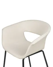 Set of 2 Dining Chairs ELMA Fabric Light Beige_884612