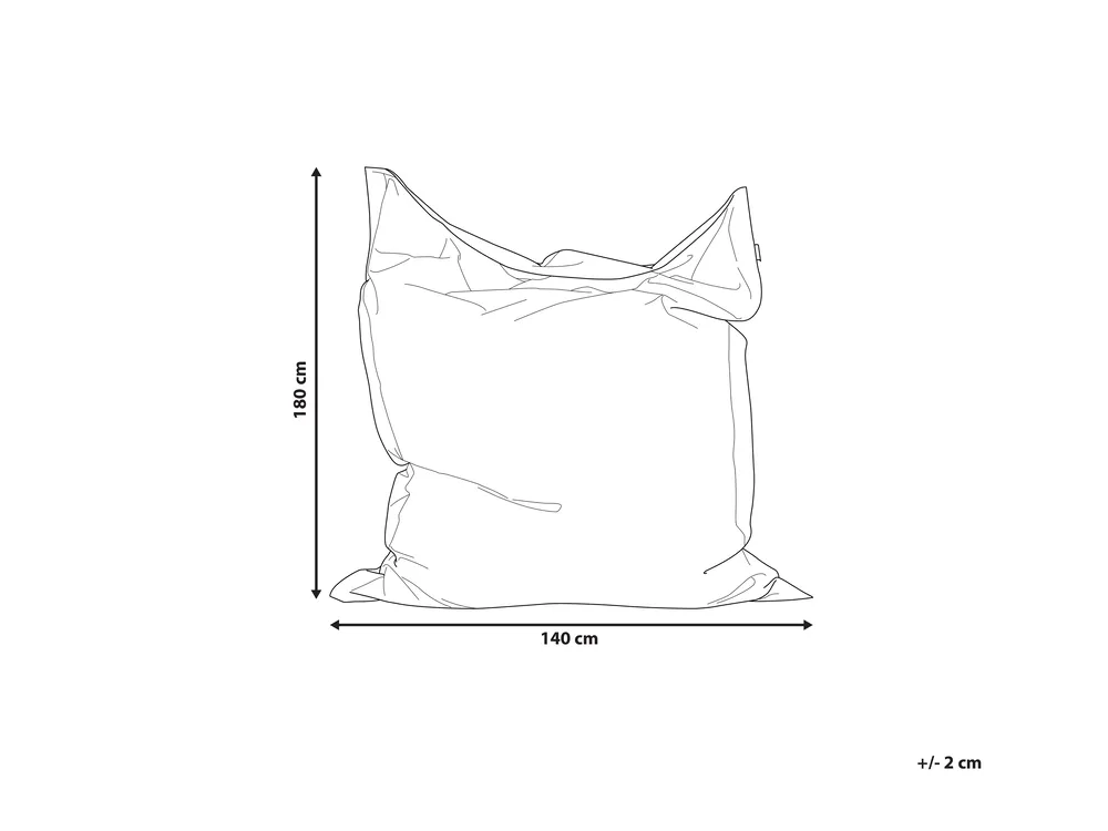 Sitzsack 300 L FUZZY 140 cm 180 cm Violett_761967