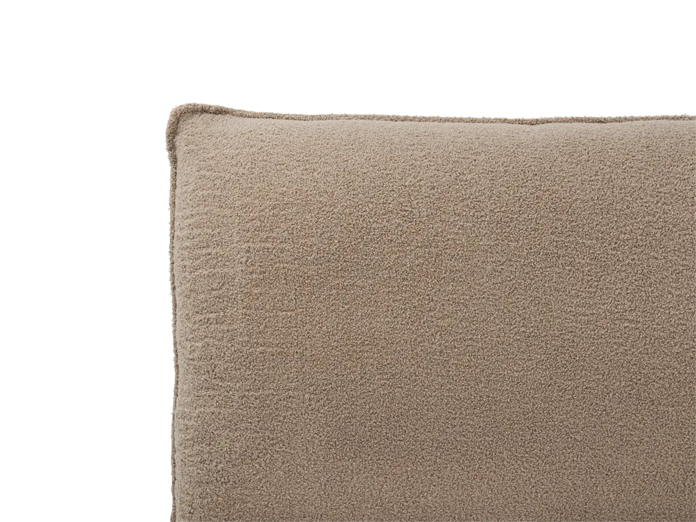 Bed Boucle VINAY 160 x 200 cm (EU King Size) Brown_969424