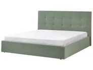 Ottoman Bed LORIENT Boucle Green 180 x 200 cm (EU Super King)_1040325