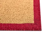 Fußmatte BULUSAN Naturfarben 60 x 90 cm Weihnachtsmotiv Kokosfasern_1008354