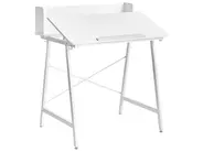 Tilting Drawing Desk ALAND 80 cm 62 cm White_1054958