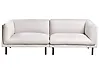 Sofa 3-Sitzer VORGOD Stoff Hellbeige
