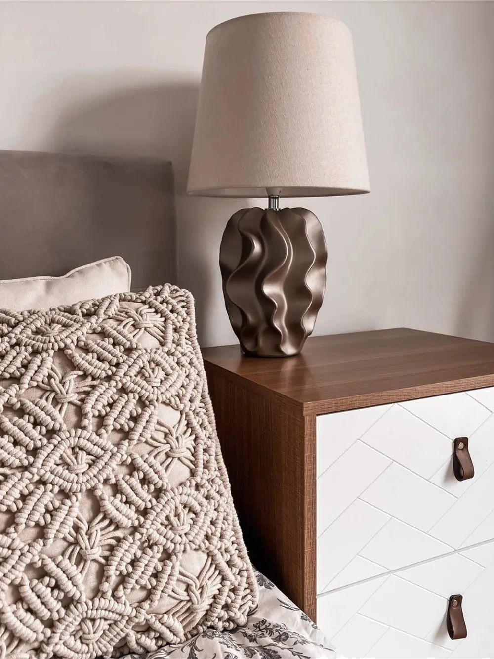 Table Lamp ALLIKA Ceramic Gold_849584