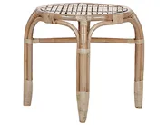 Lounge Set mit Tisch 4-Sitzer BRINDISI Rattan Naturfarben_796596