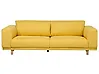 Sofa 3-Sitzer NIVALA Stoff Gelb