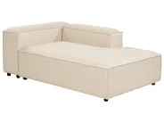Modular Corner Sofa 4 Seater ARDAL Fabric Beige Left Hand_947908