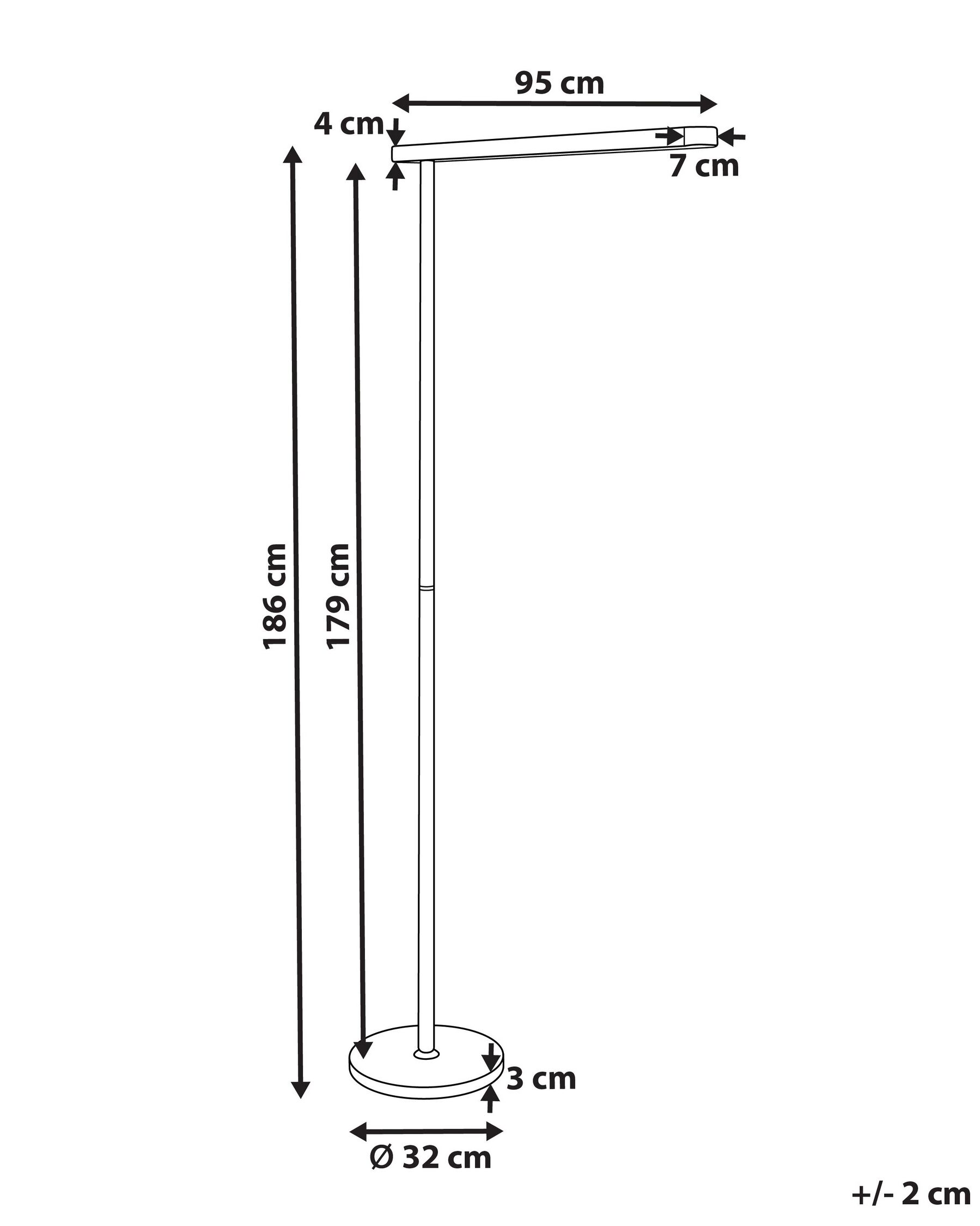 LED Stehlampe PERSEUS Metall Weiß_869654